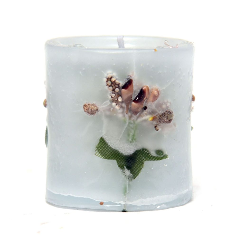 Aqua Cylinder Candle