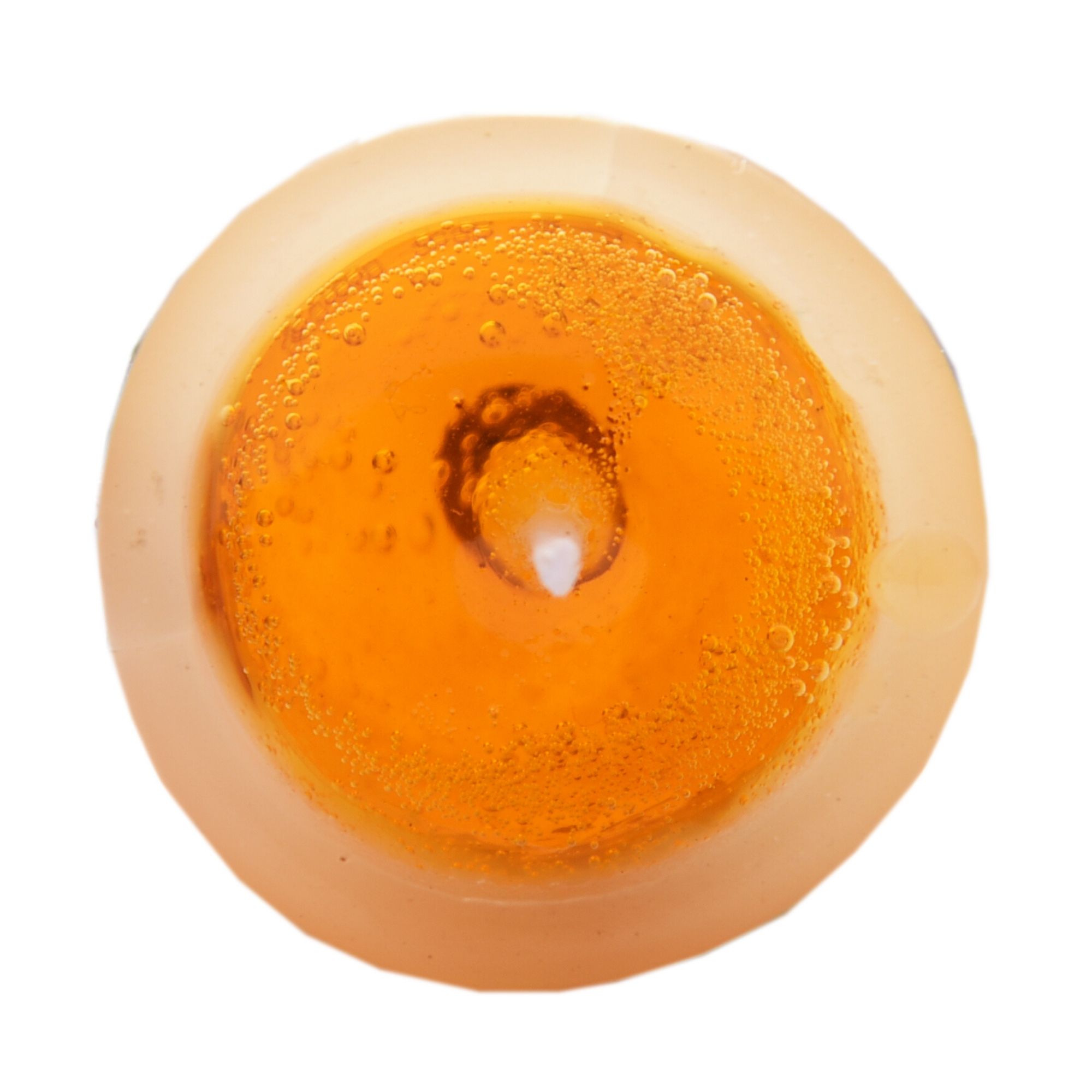 Orange Cylinder Candle - Image 3