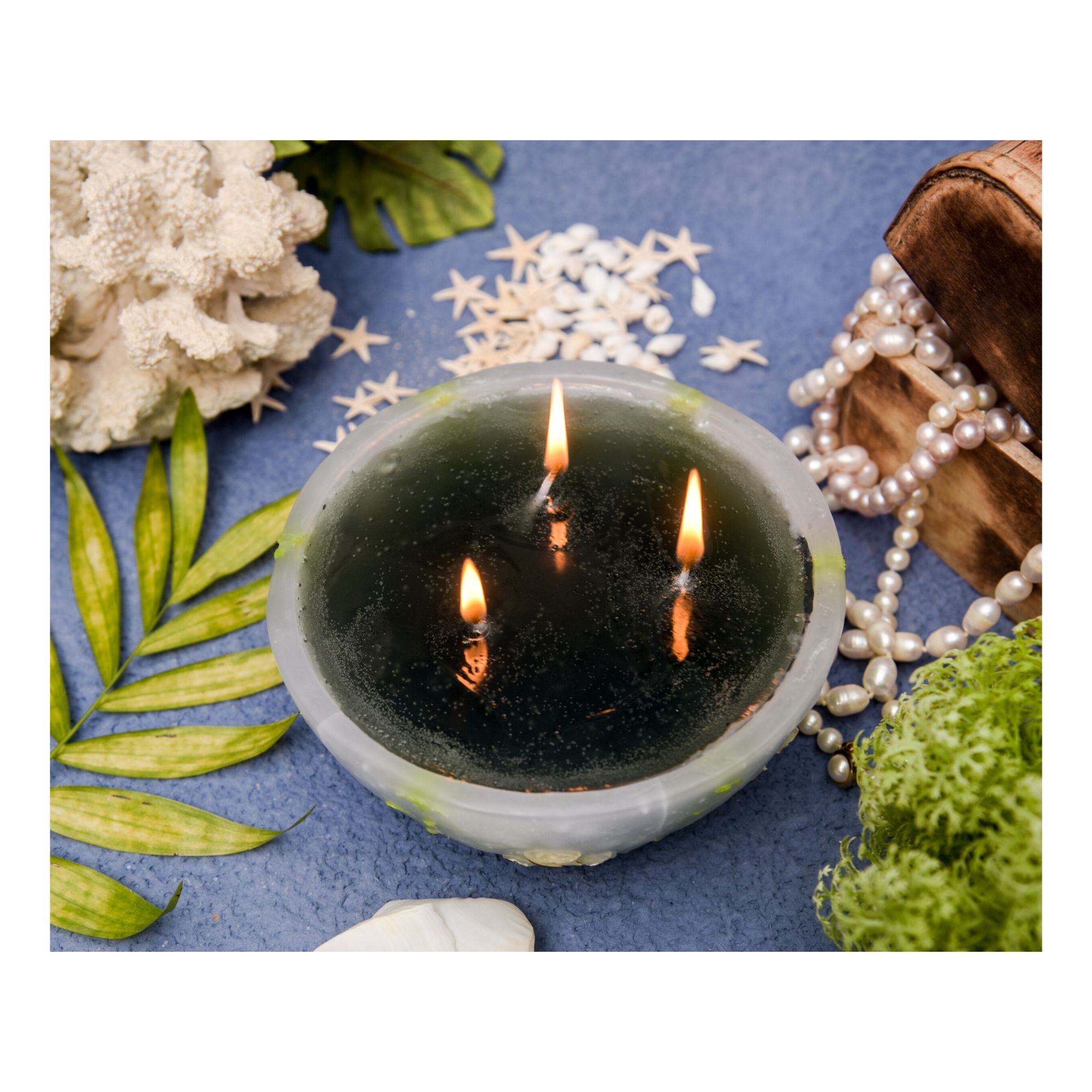 Aqua Bowl Candle - Image 2
