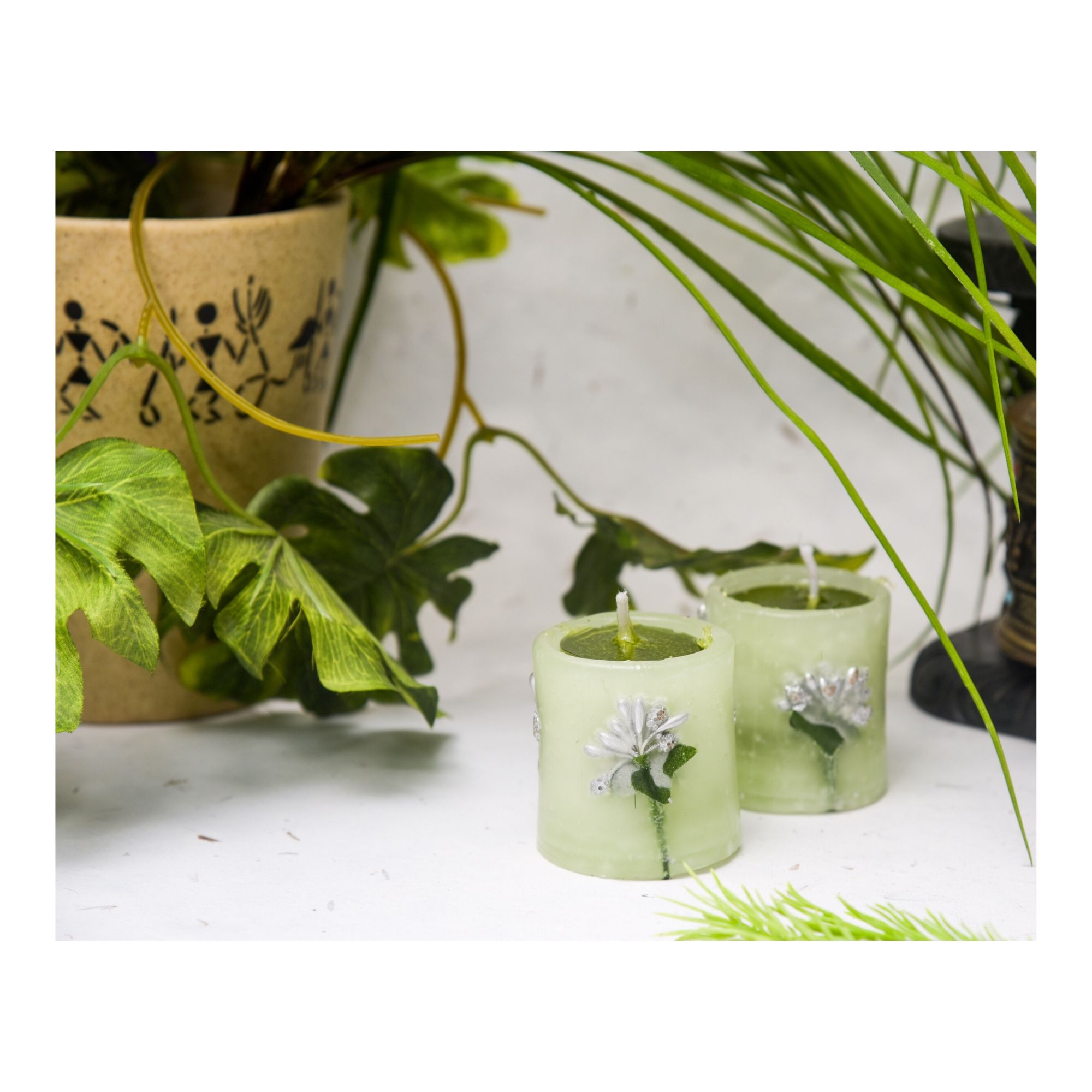 Lemon Grass Cylinder Candle - Image 6