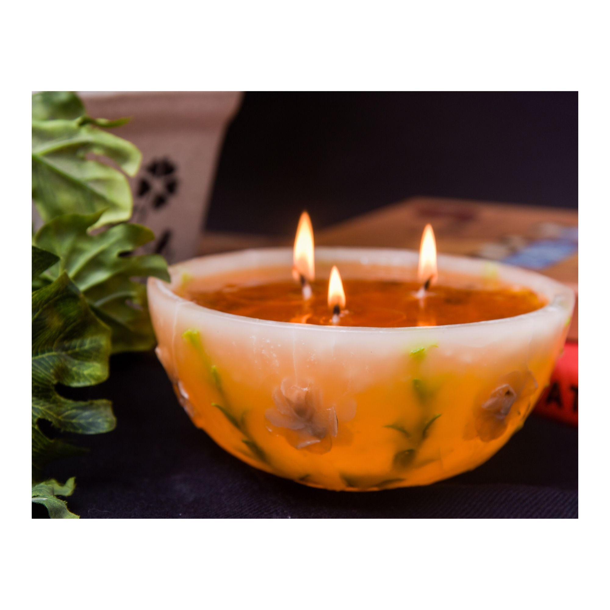 Orange Bowl Candle - Image 2