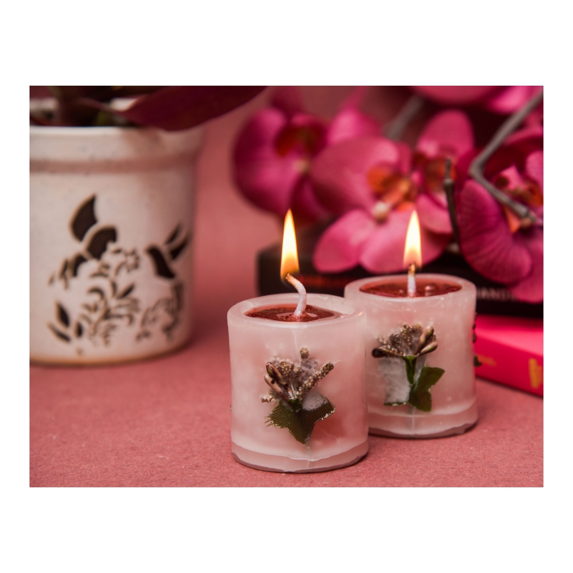 Vanilla Cinnamon Cylinder Candle - Image 2