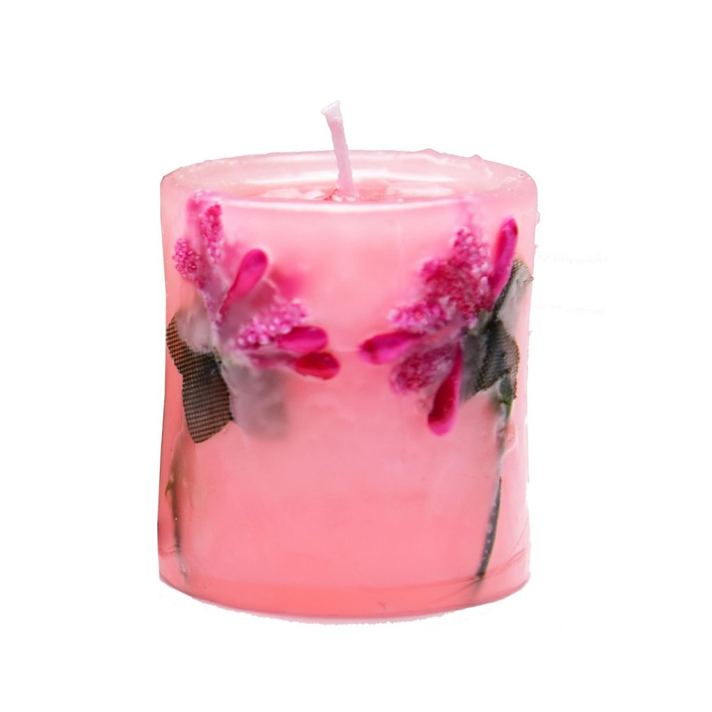 Rose Cylinder Candle