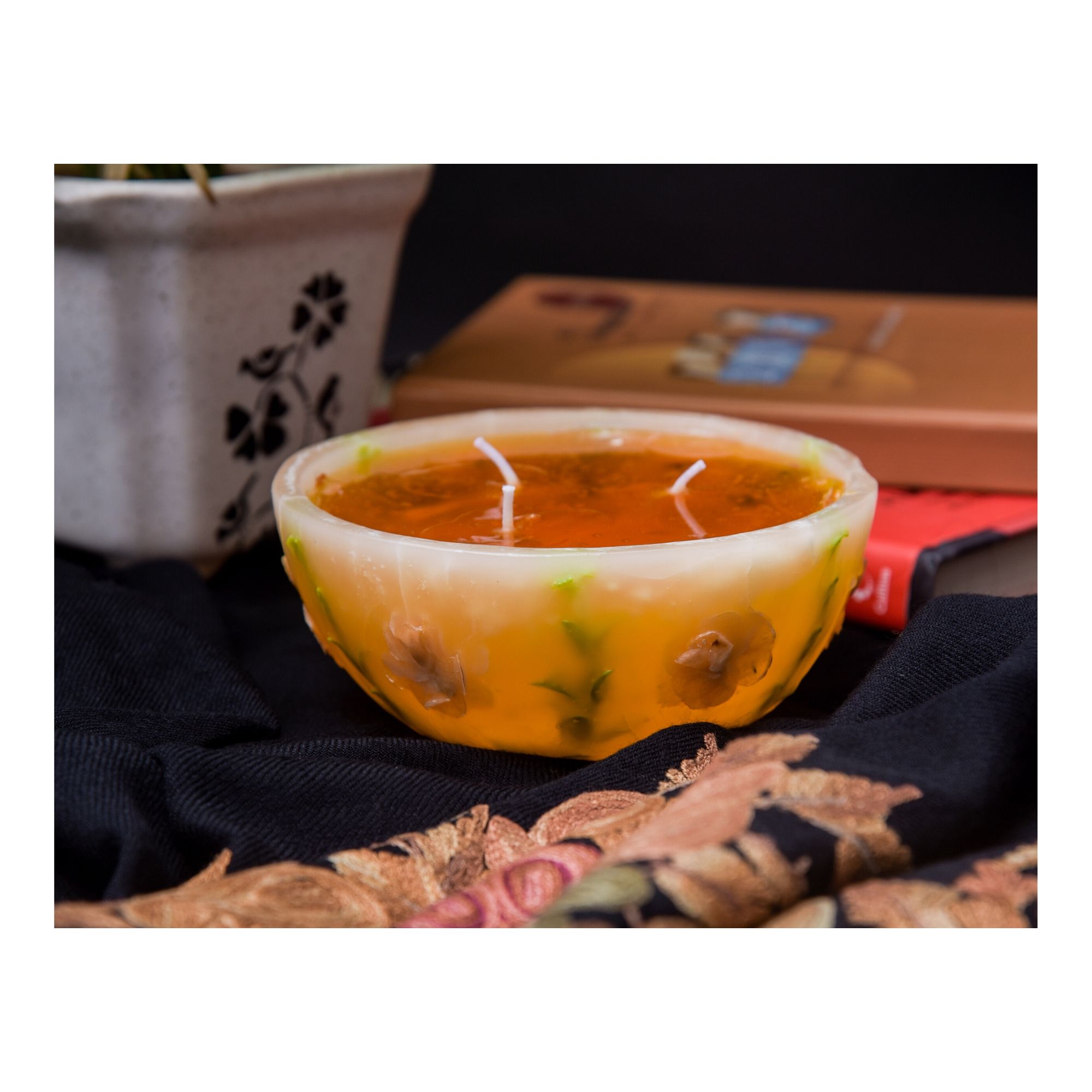 Orange Bowl Candle - Image 6