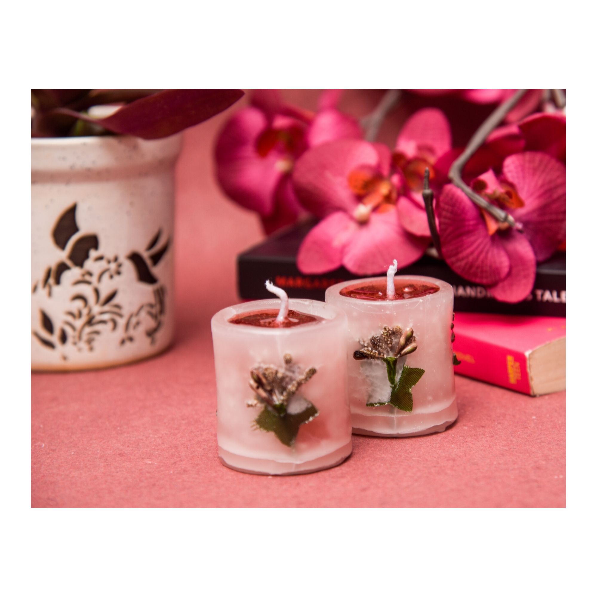 Vanilla Cinnamon Cylinder Candle - Image 6