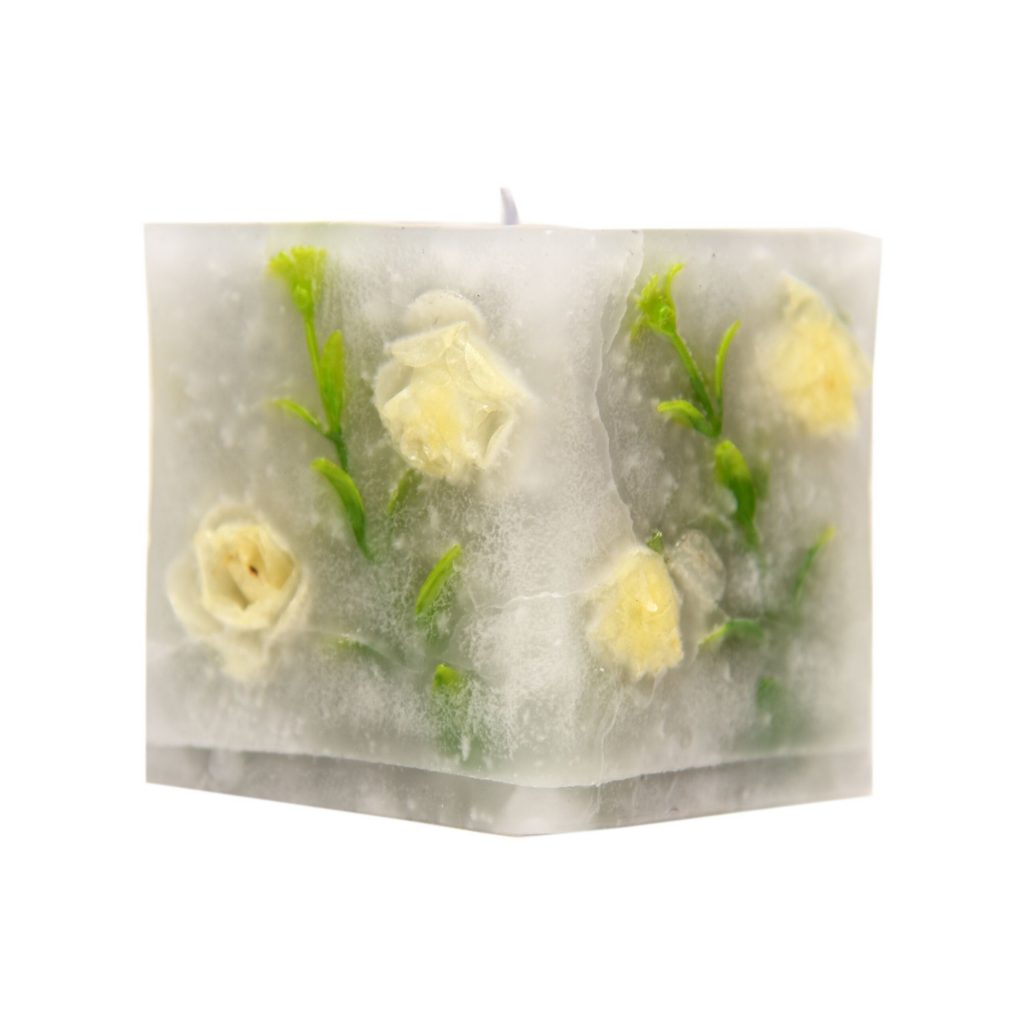 Black Orchid Square Candle