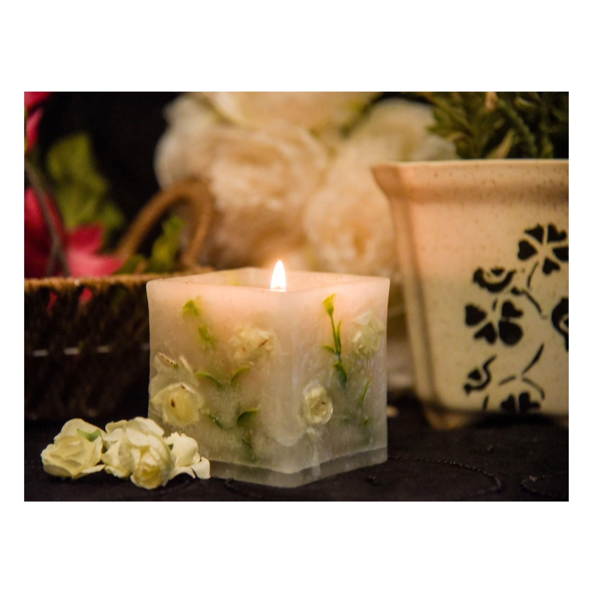 Black Orchid Square Candle - Image 5