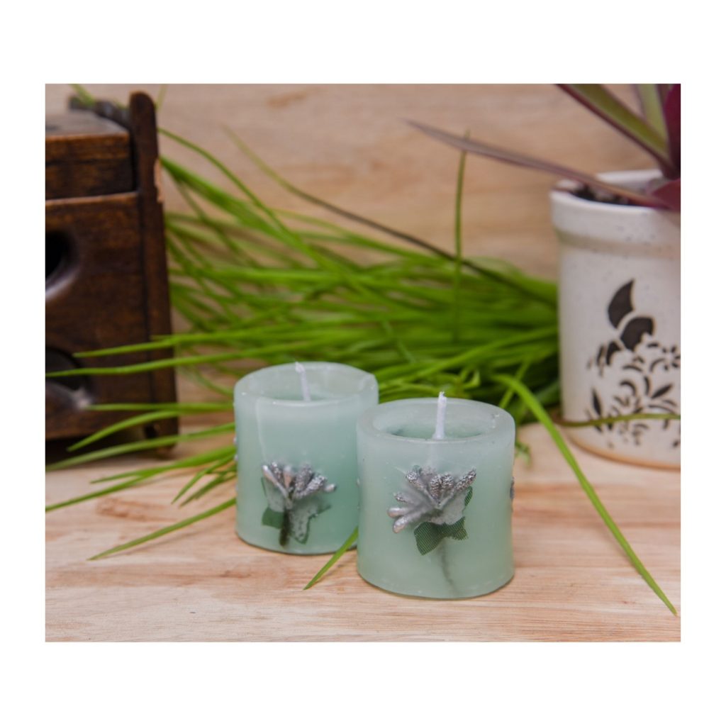 Green Apple Cylinder Candle