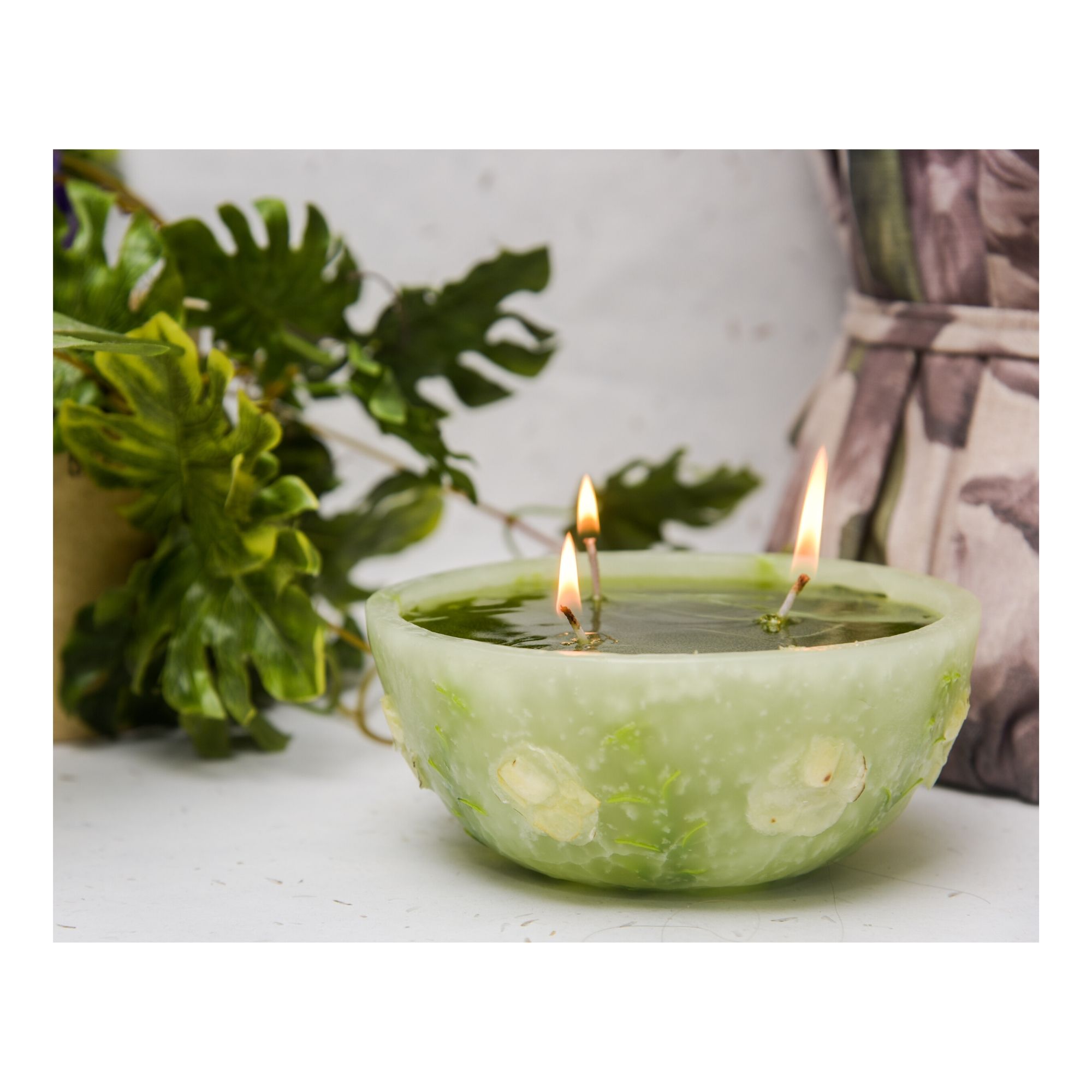 Lemon Grass Bowl Candle - Image 2
