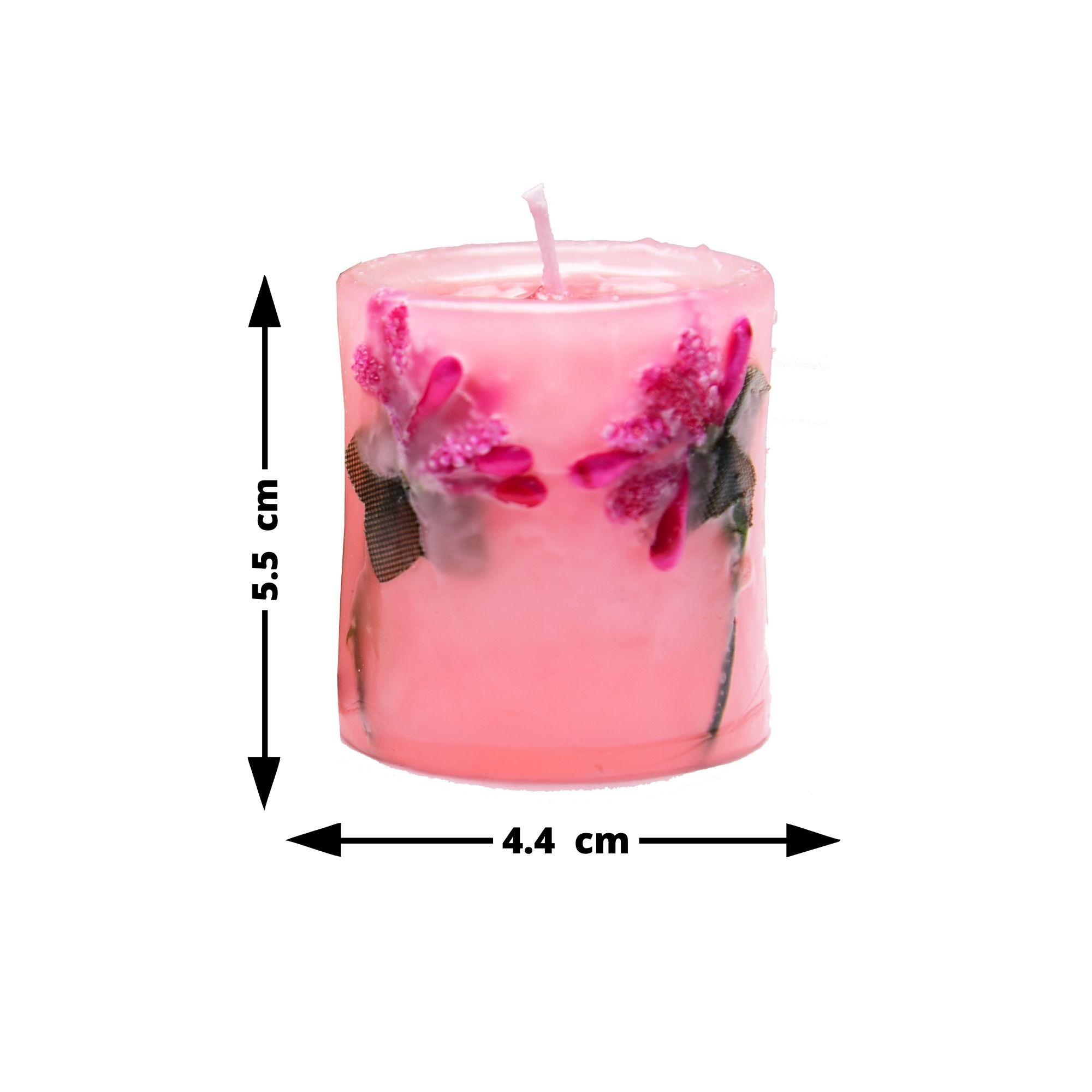 Rose Cylinder Candle - Image 4