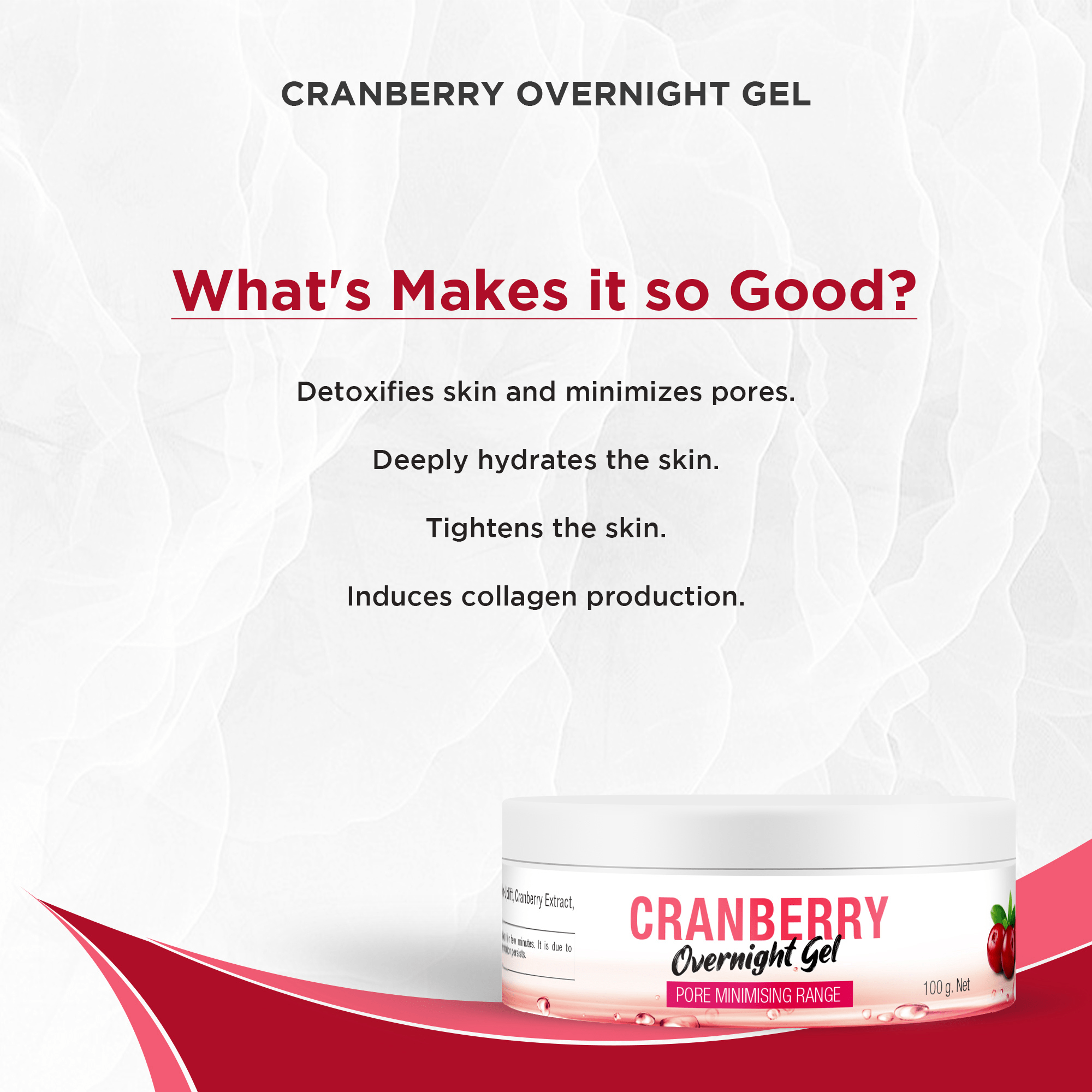 PORE MINIMIZING COLLAGEN CRANBERRY GEL