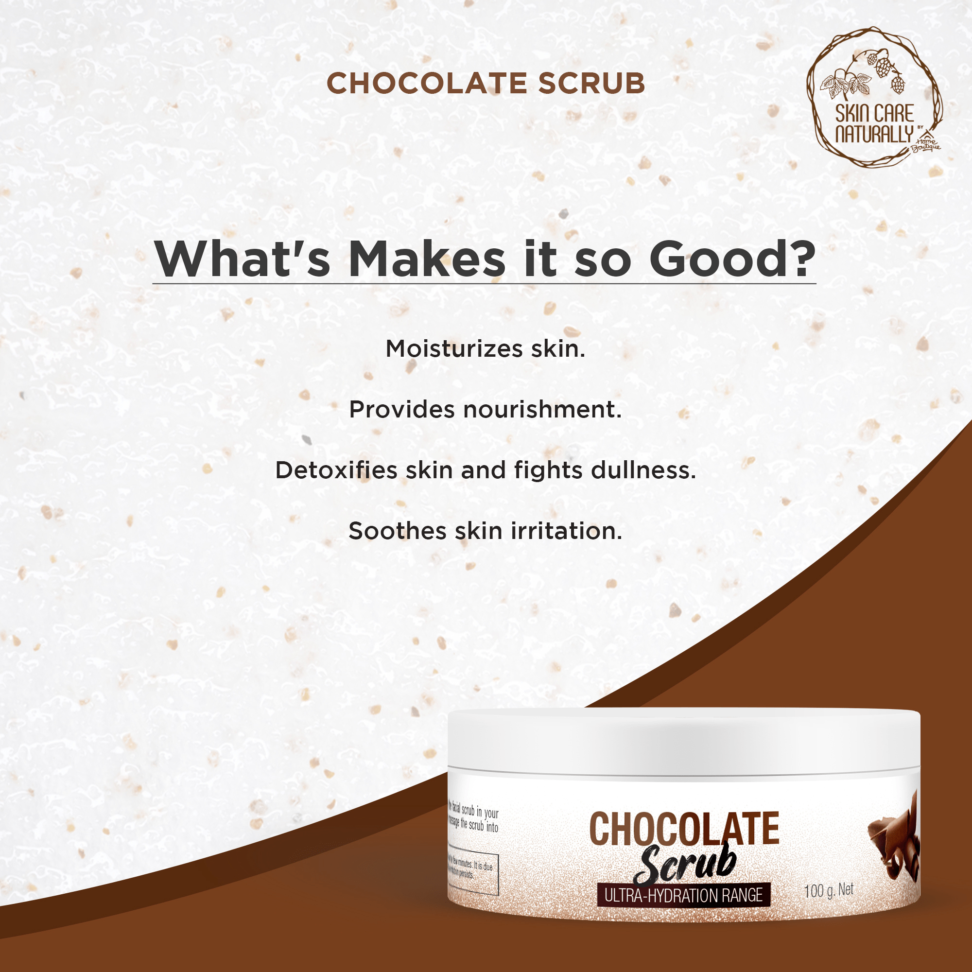 DRY DEFENCE CHOCOLATE SCRUB