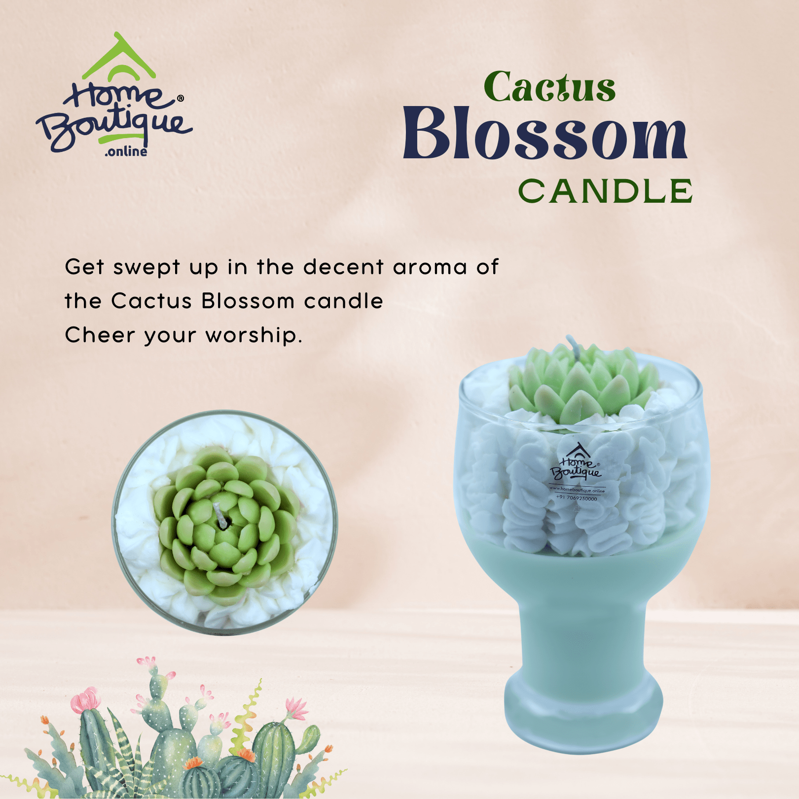 Cactus Blossom candle - Image 3