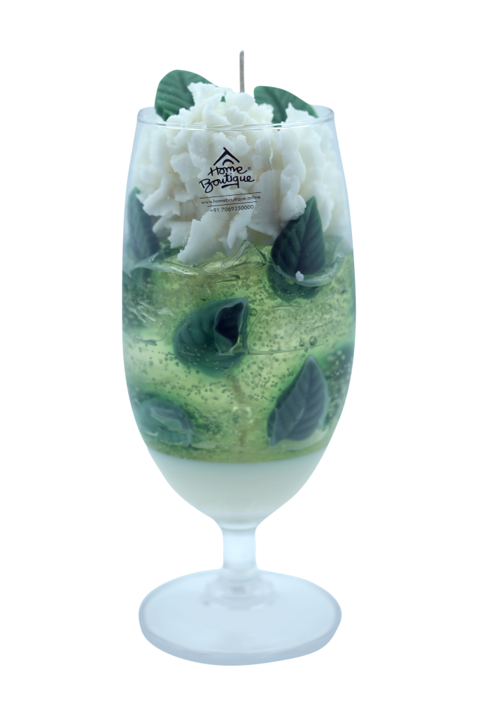 Mint slush candle