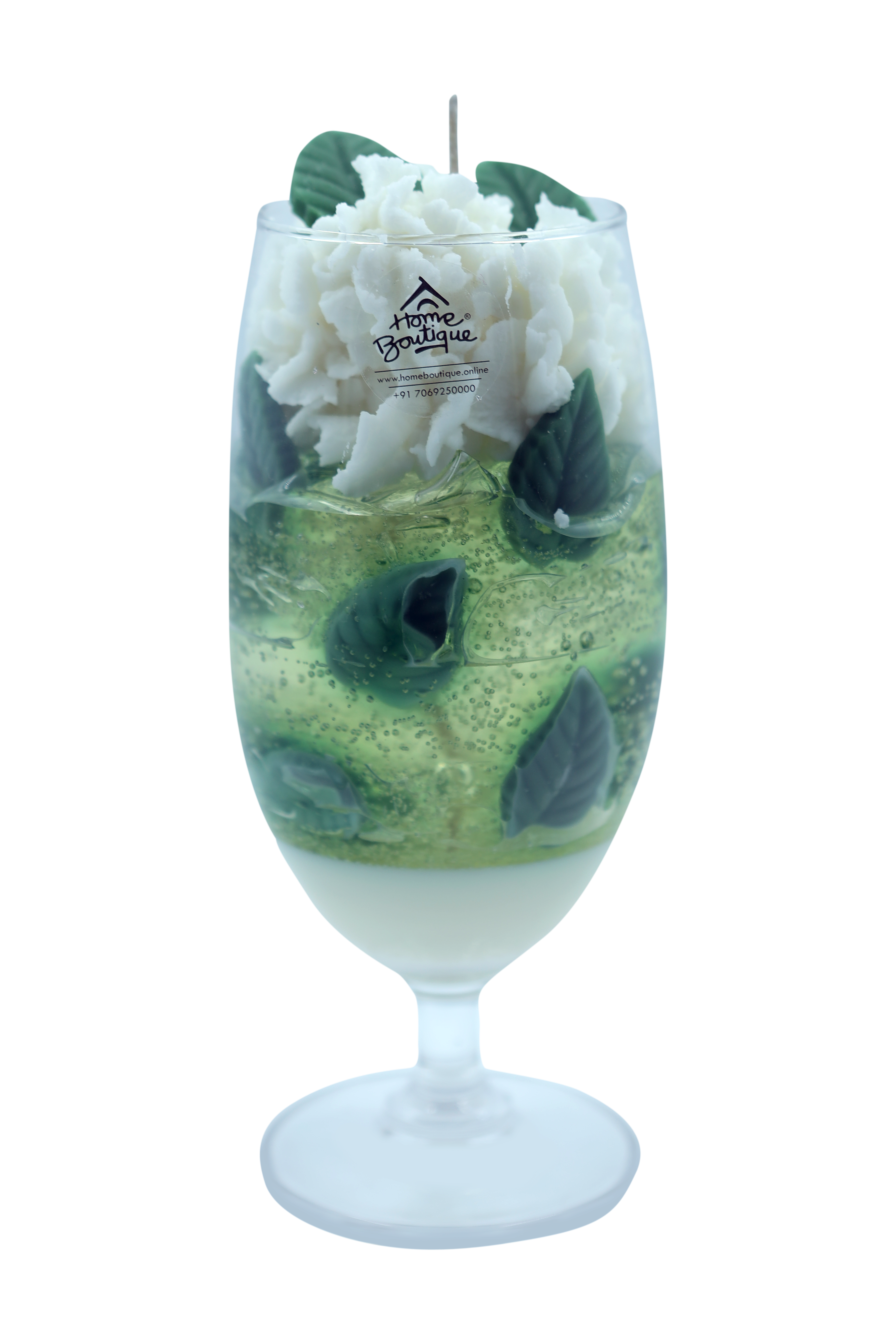 Mint slush candle