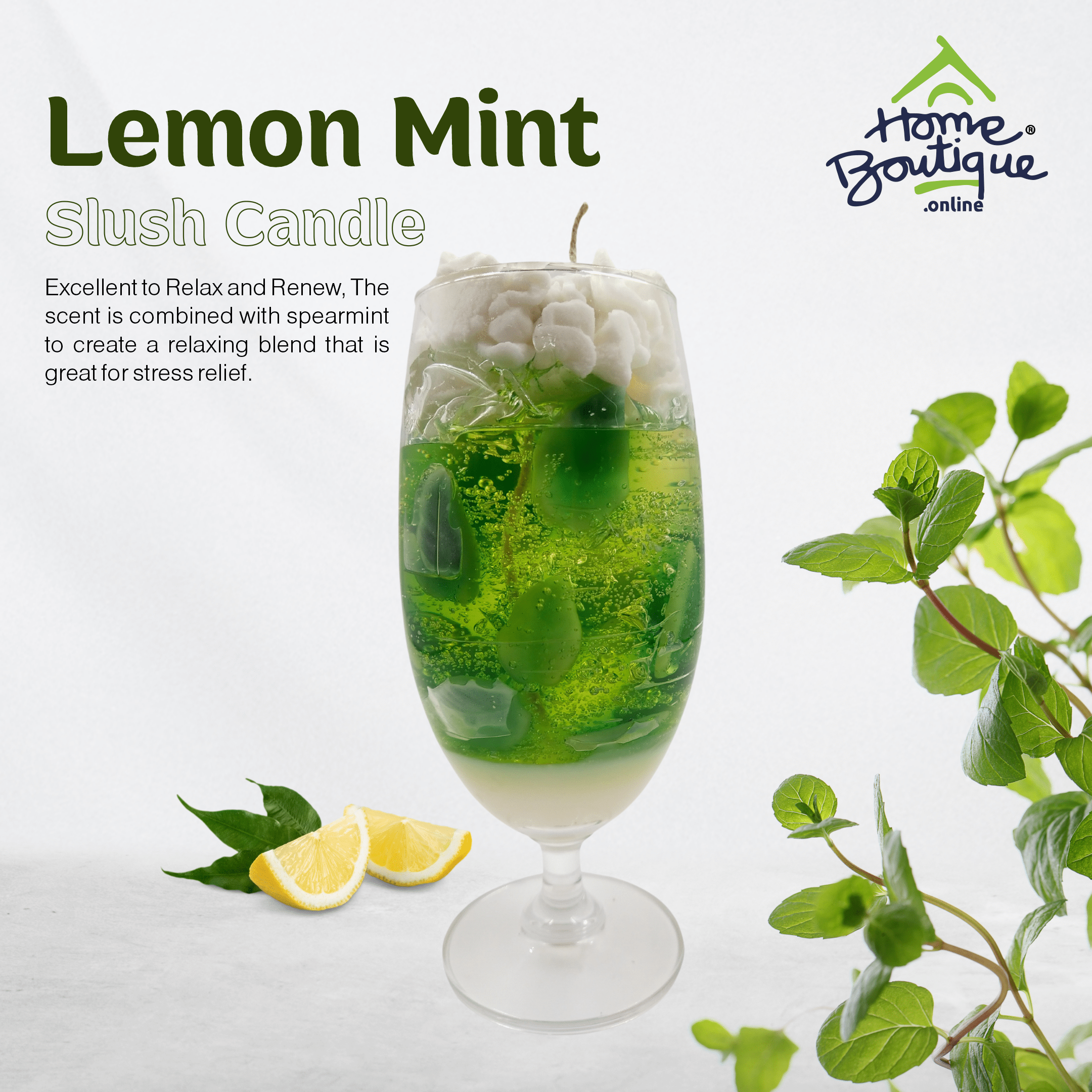 Mint slush candle - Image 3