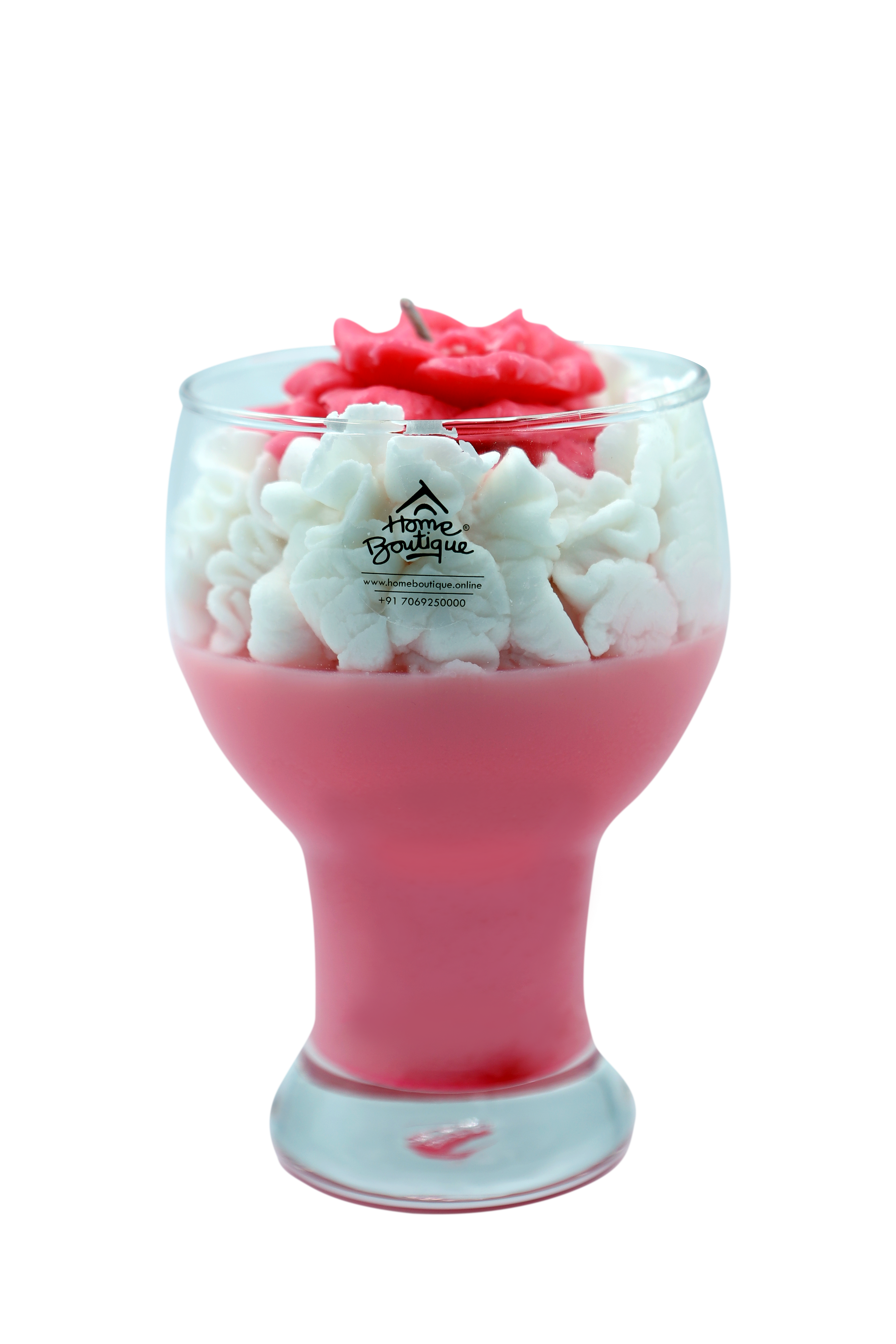 Rose floret candle