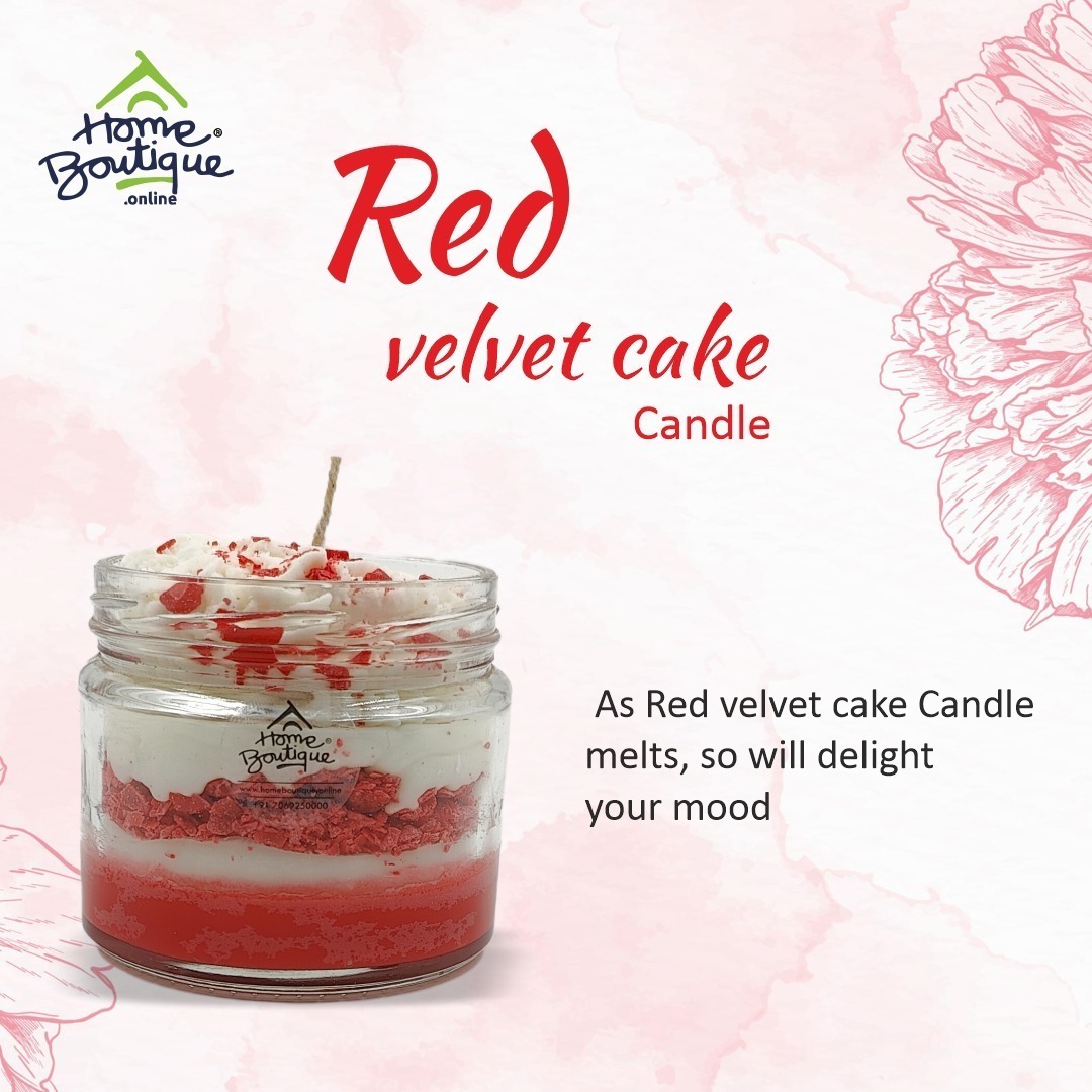 Red Velvet Cake Jar Candle - Image 4