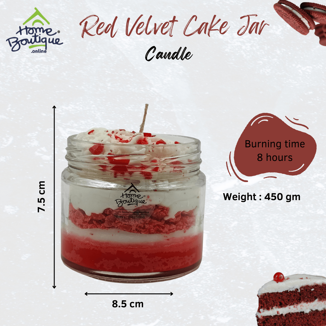 Red Velvet Cake Jar Candle - Image 3