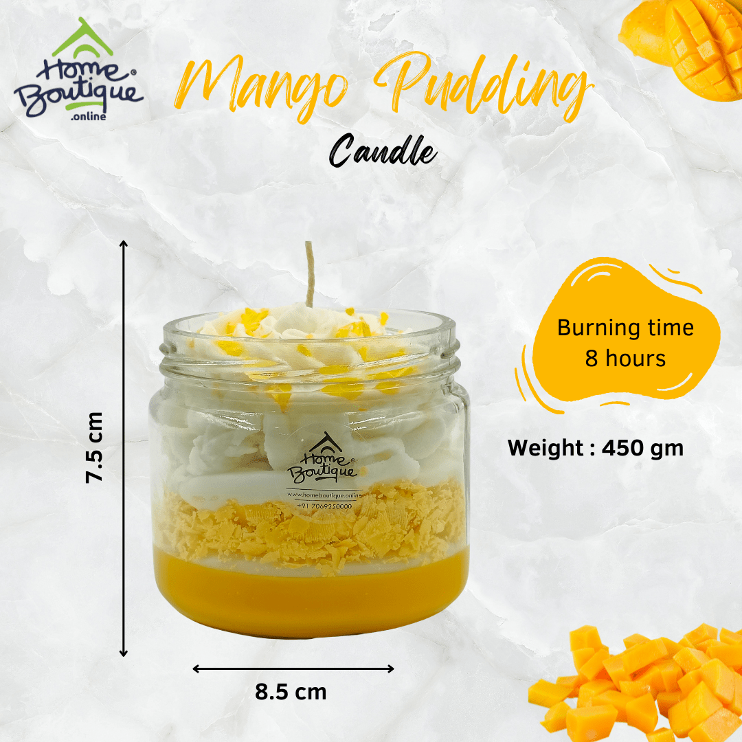 Mango Pudding Jar Candle - Image 3