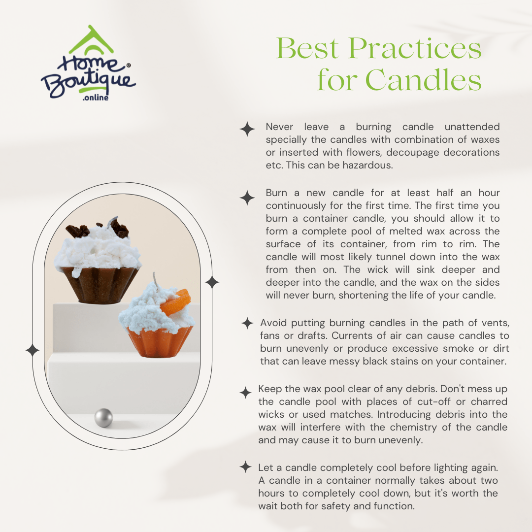 Orange Cupcake Candle - Image 5