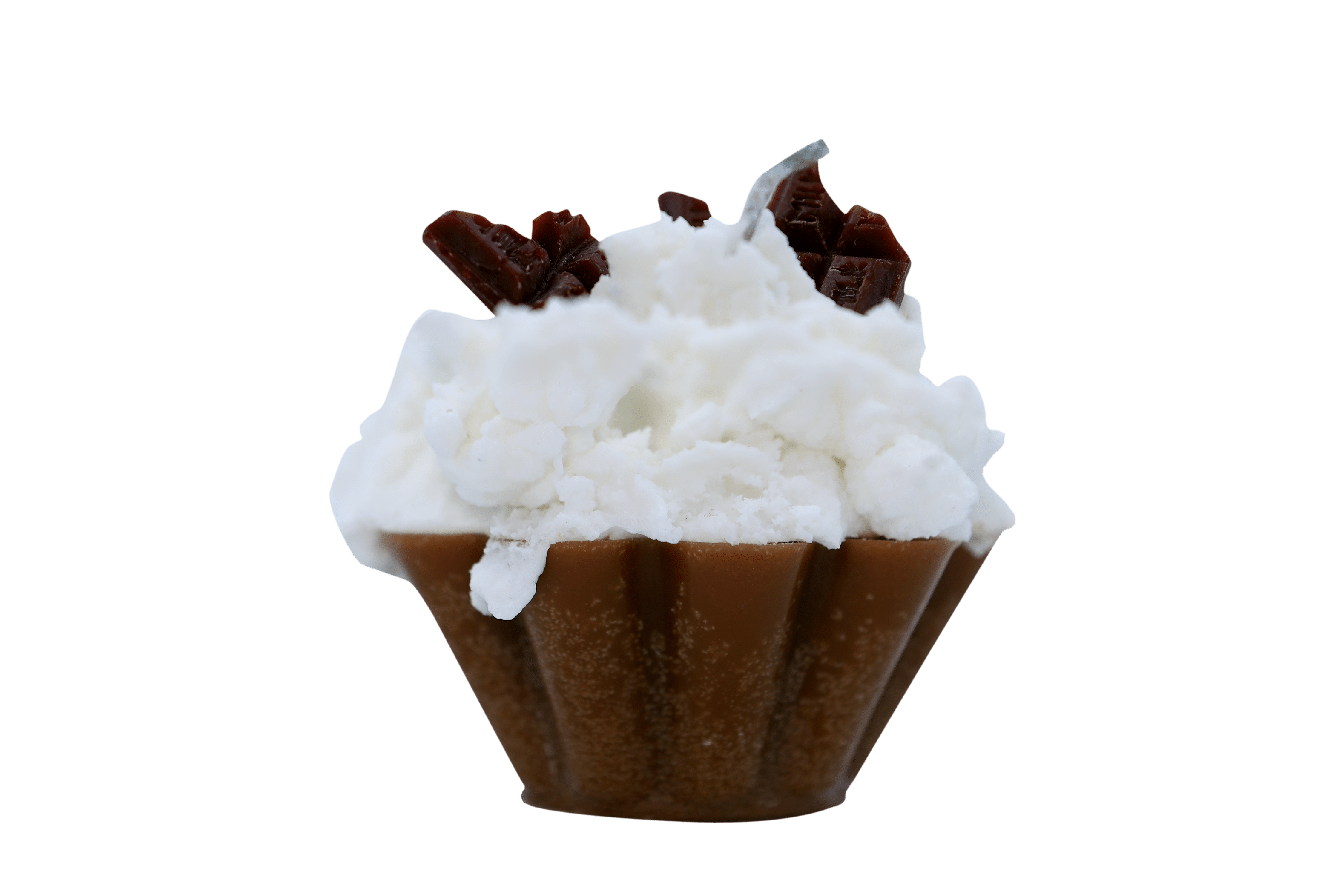 Chocolate Cupcake Candle