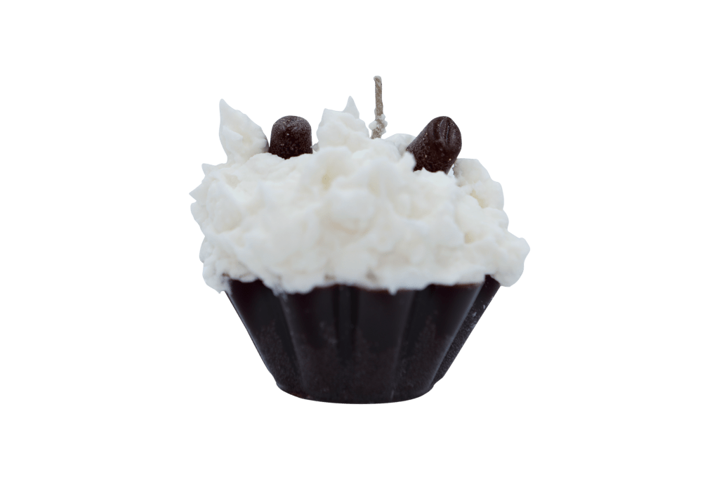 Coffee Cupcake Candle