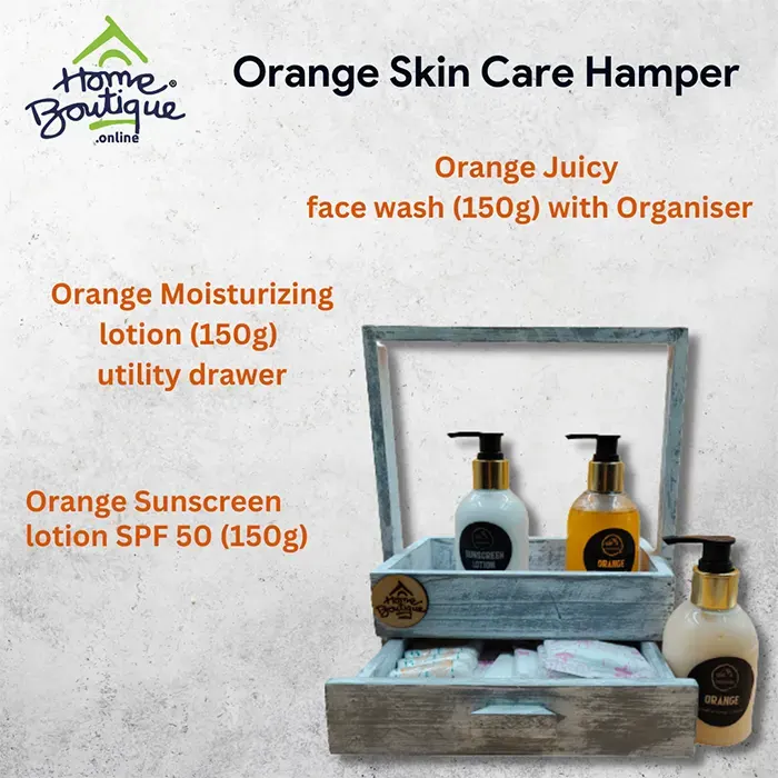 Orange Skin Care Hamper
