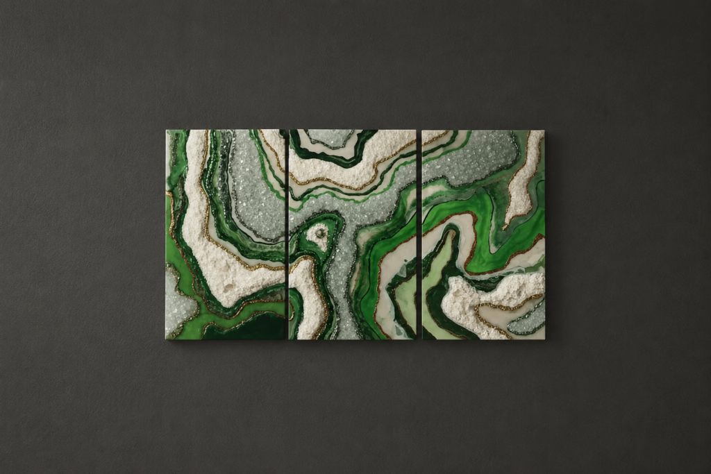 test resin art